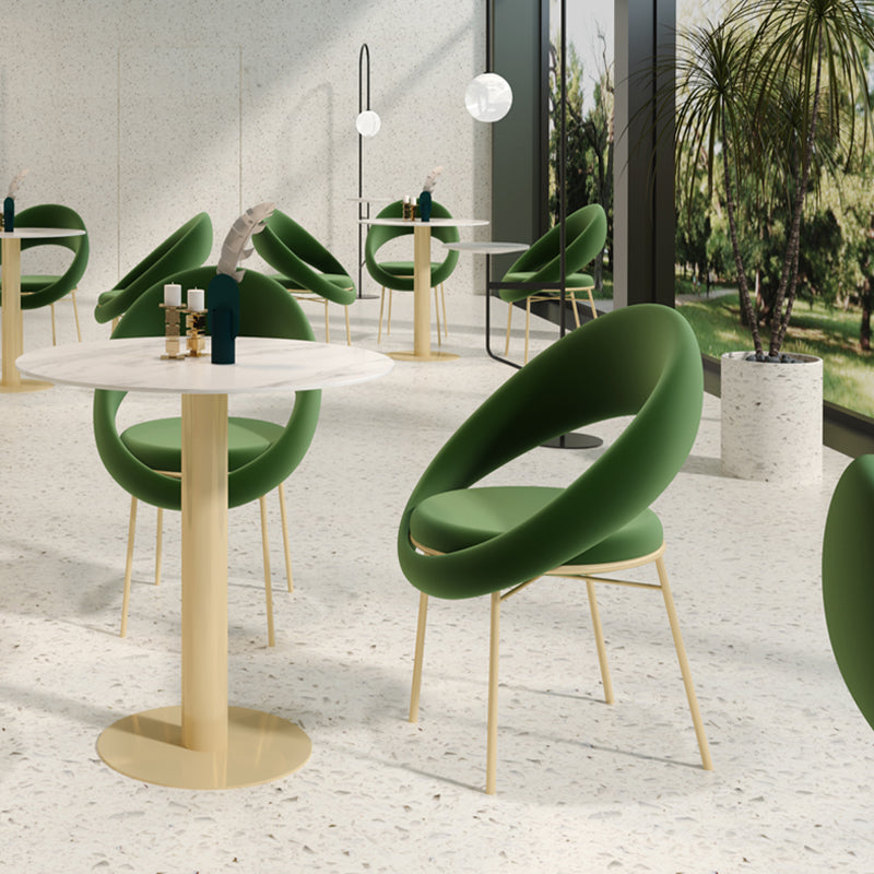 Glam 1/3/4/5 piezas Juego de comedor de comedor sinterizado muebles para uso en el hogar