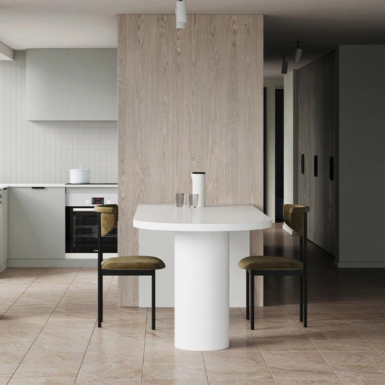 Modern Solid Wood Specialty Bar Table Double Pedestal Bistro Table for Kitchen