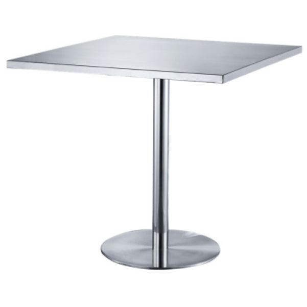 Industrial Style Dining Site Table Stainless Steel Dining Room Collection