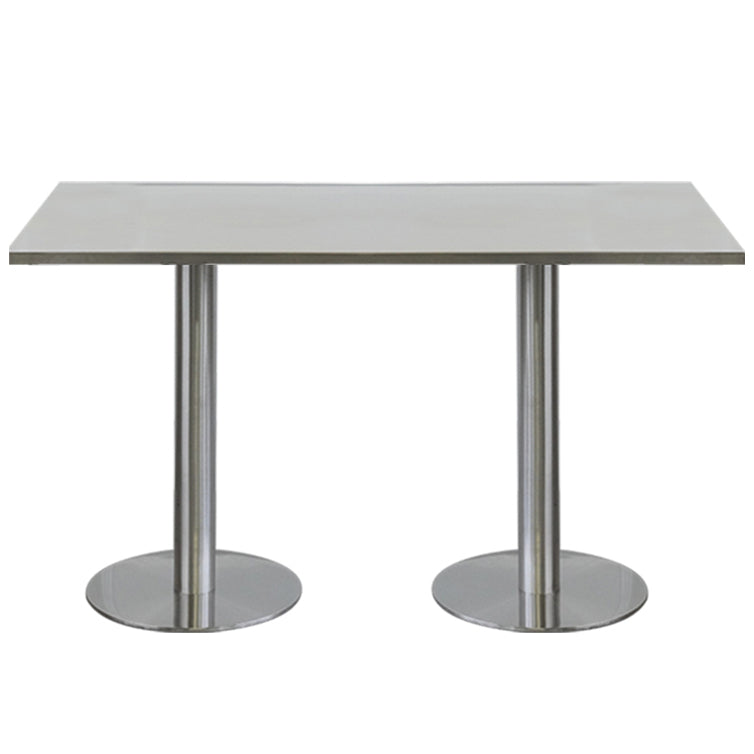 Industrial Style Dining Site Table Stainless Steel Dining Room Collection