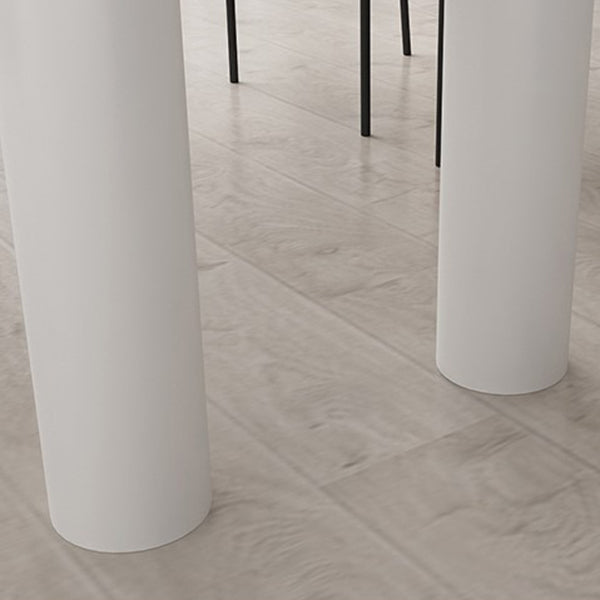 Sintered Stone Top Modern Table for Restaurant Oval Dining Table with 3 Legs