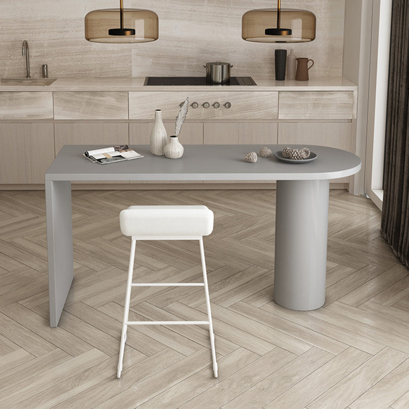 Solid Wood Modern Free Form Dining Table Pine Wood Top Table for Dining Room