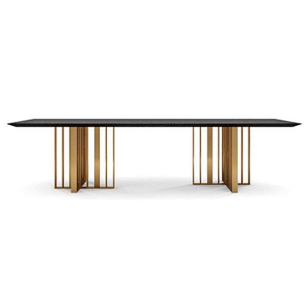 Rechthoek eettafel traditionele luxe dennen vaste houten meubels