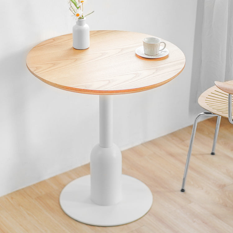 Industriestil Essstandort Tabelle MDF Esszimmermöbel mit Sockelbasis