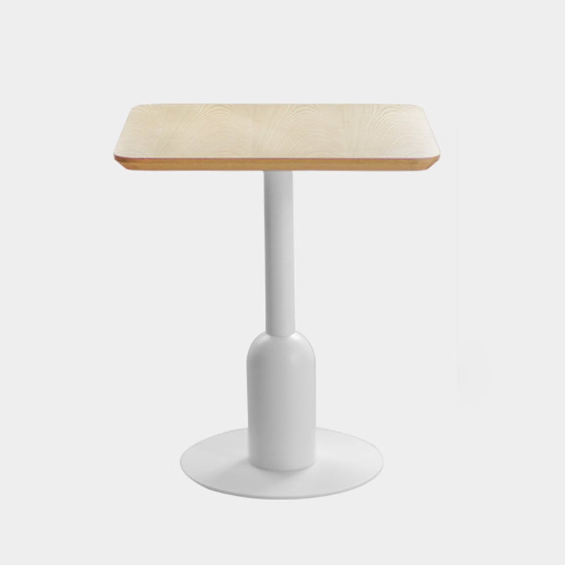 Industriestil Essstandort Tabelle MDF Esszimmermöbel mit Sockelbasis