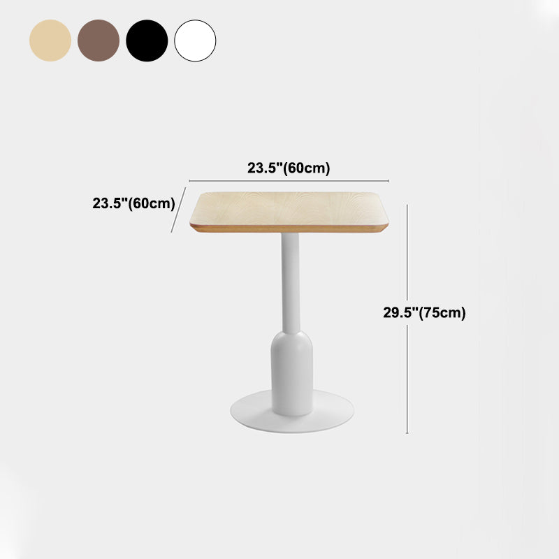 Industriestil Essstandort Tabelle MDF Esszimmermöbel mit Sockelbasis