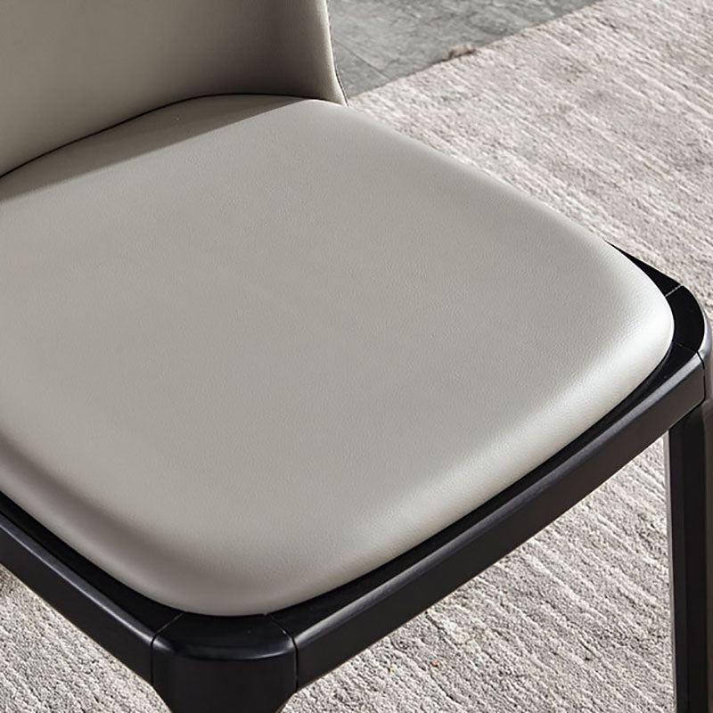 Cocina de comedor de madera del estilo moderno de las sillas que cena la silla lateral sin brazos