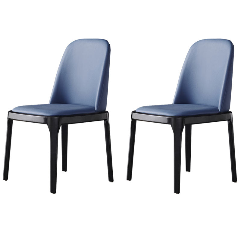 Eigentijdse houten eetkamerstoelen Keukeneetkamer Armloze zijstoel