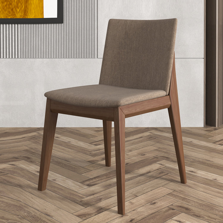Sillas de comedor de estilo moderno, cocina, comedor, silla lateral sin brazos de madera