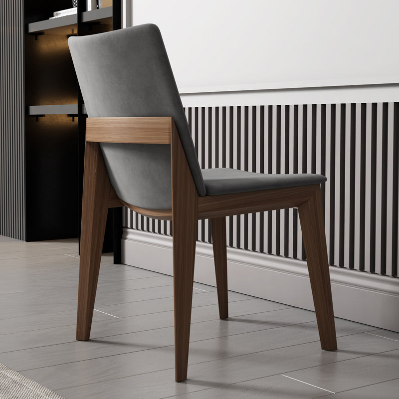 Contemporary Style Dining Chairs Kitchen Dining Wooden Armless Side Chair