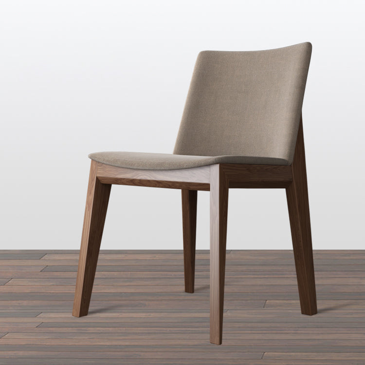 Sillas de comedor de estilo moderno, cocina, comedor, silla lateral sin brazos de madera