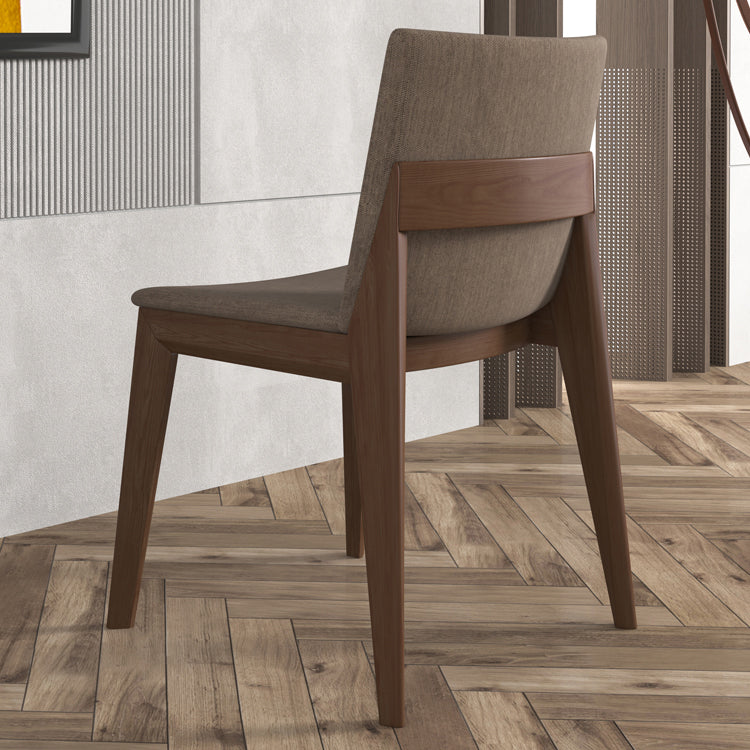 Sillas de comedor de estilo moderno, cocina, comedor, silla lateral sin brazos de madera