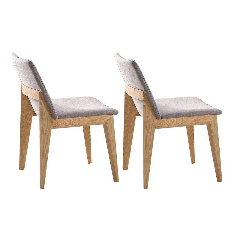 Sillas de comedor de estilo moderno, cocina, comedor, silla lateral sin brazos de madera