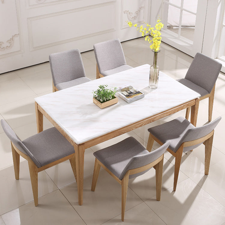 Sillas de comedor de estilo moderno, cocina, comedor, silla lateral sin brazos de madera
