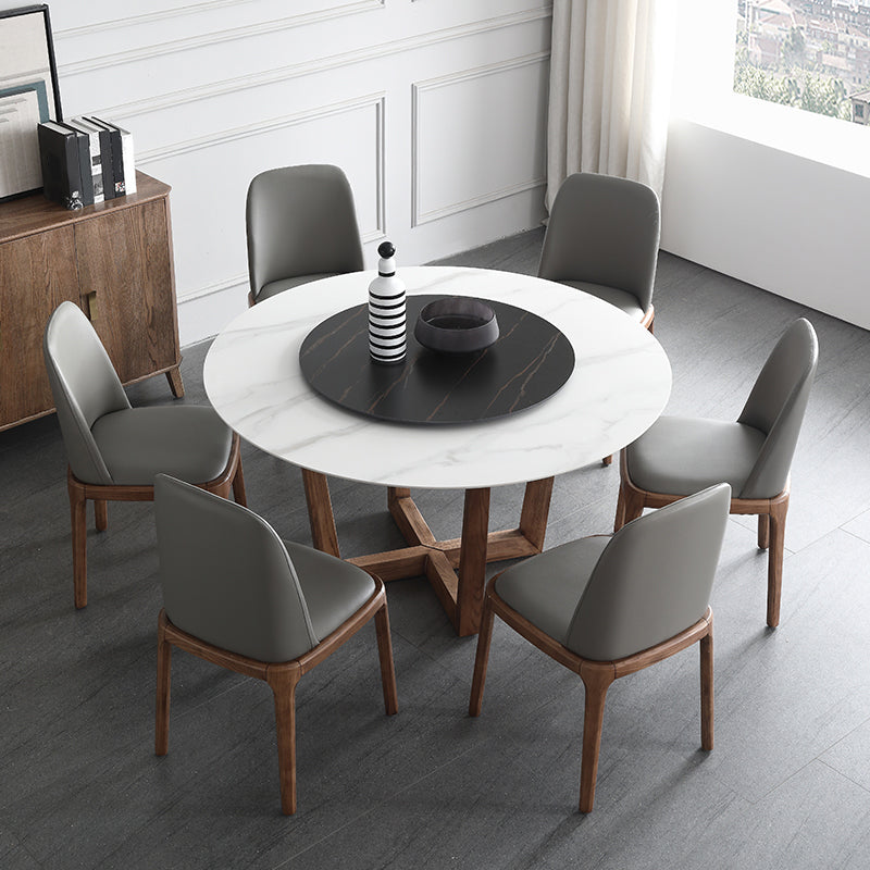 Silla lateral de cuero industrial para restaurante Silla de comedor Parsons