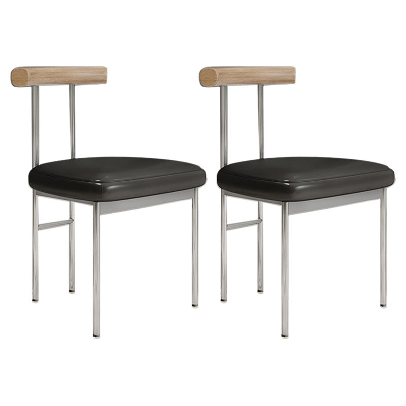 Metalen eetkamerstoel in Scandinavische stijl, eetkamerstoel met open achterkant, voor gebruik in restaurants