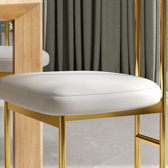 Silla de comedor de metal de estilo nórdico, silla lateral de comedor con respaldo abierto para uso en restaurantes