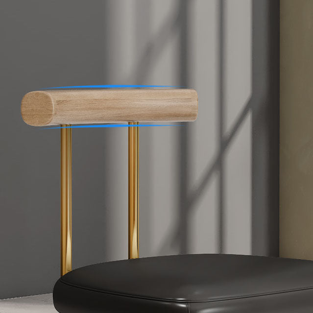 Silla de comedor de metal de estilo nórdico, silla lateral de comedor con respaldo abierto para uso en restaurantes