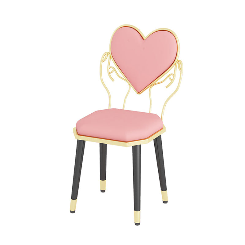 Eetkamerstoel in Scandinavische stijl met open rug Eetkamerstoelen van polyurethaan