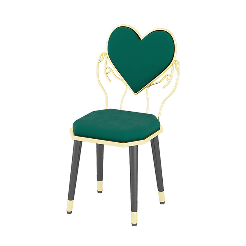Eetkamerstoel in Scandinavische stijl met open rug Eetkamerstoelen van polyurethaan