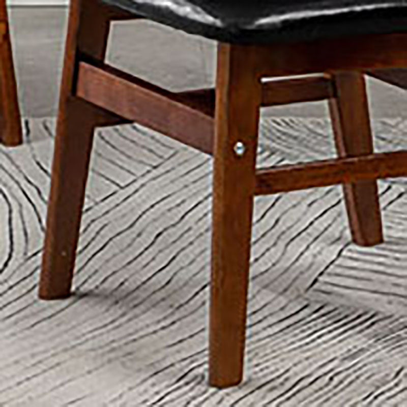 Silla lateral casera tapizada escandinava Silla de comedor natural con respaldo abierto