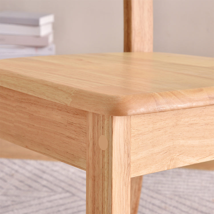 Sillas de comedor de diseño contemporáneo Sillas de comedor laterales de madera con respaldo de listones