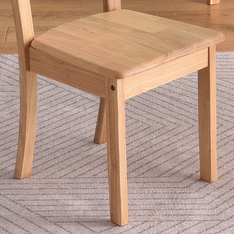 Sillas de comedor de diseño contemporáneo Sillas de comedor laterales de madera con respaldo de listones