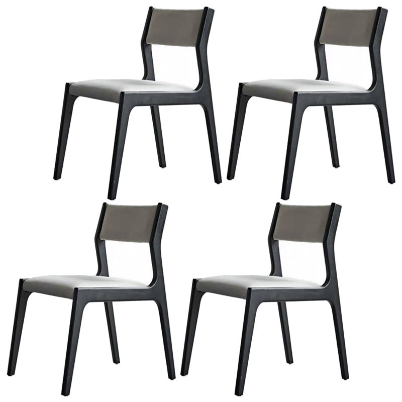 Estilo moderno que cena la cocina de las sillas de madera que cena la silla lateral sin brazos