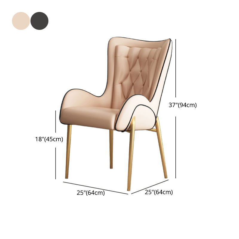 1/3/4/5 Pcs Metal Scandinavian Dining Room Set with Round Table Dinette Set