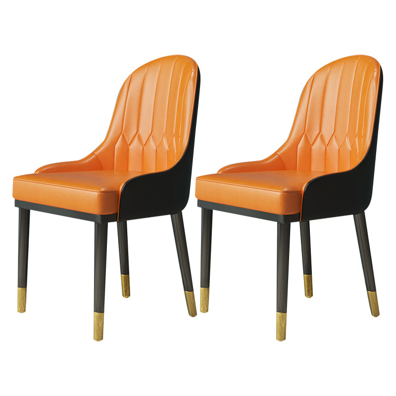 Luxury 1/2/5/7 Pieces Dining Set Sintered Stone Dining Table Set with Leather Chairs