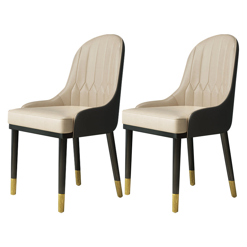 Luxury 1/2/5/7 Pieces Dining Set Sintered Stone Dining Table Set with Leather Chairs