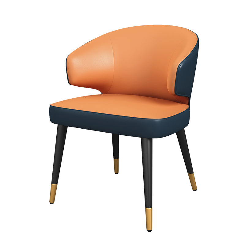 1/5 Pcs Metal Scandinavian Dining Room Set with Round Table Dinette Set