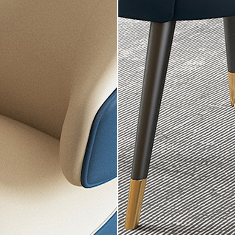 1/5 Pcs Metal Scandinavian Dining Room Set with Round Table Dinette Set