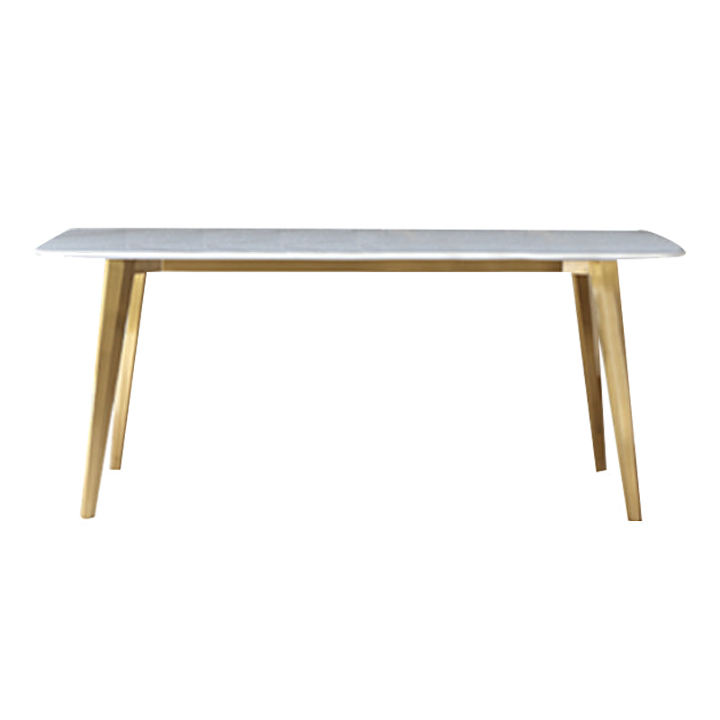 1/4/5/7 Pcs Metal Glam Dining Room Set with Rectangle Table Dining Set