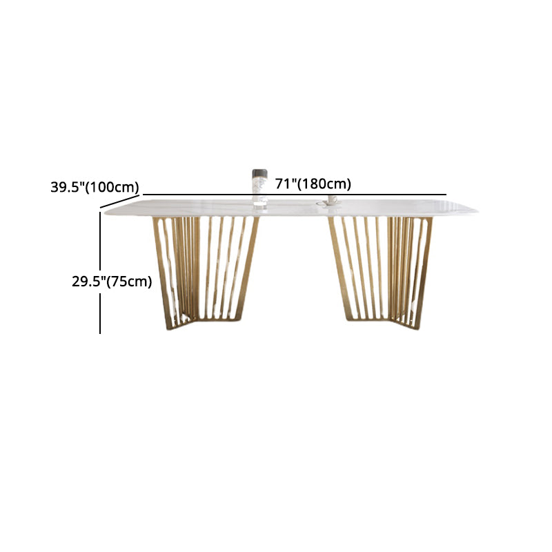 1/4/5/7 Pieces Luxury Dining Set Sintered Stone Dining Furniture with Leather Chairs