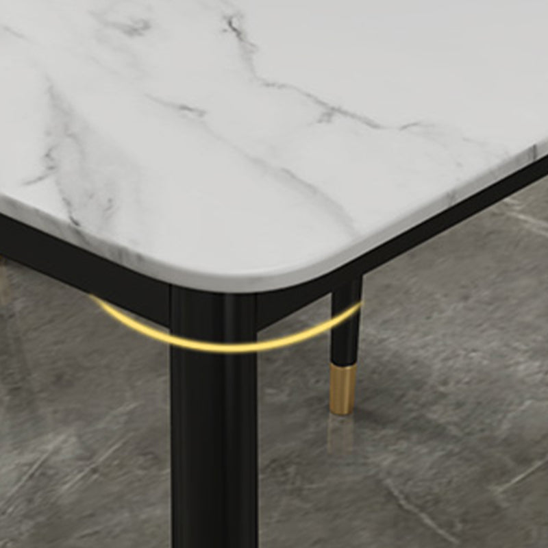 Glam 1/3/5/7 Pieces Dining Set Sintered Stone Dining Table for Home Use