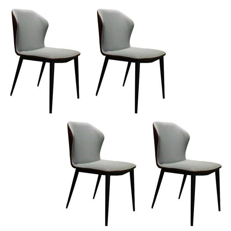 Contemporary 1/4/5/7 Pieces Dining Set Gray Sintered Stone Dining Table for Home Use