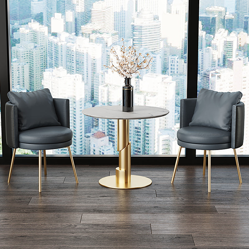 Glam 1/3/4/5 stukken Dinerset Witte Sintered Stone Eetting Table