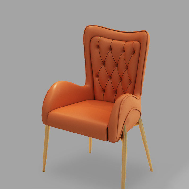 1/3/4/5 Pcs Metal Glam Dining Room Set with Round Table Dinette Set