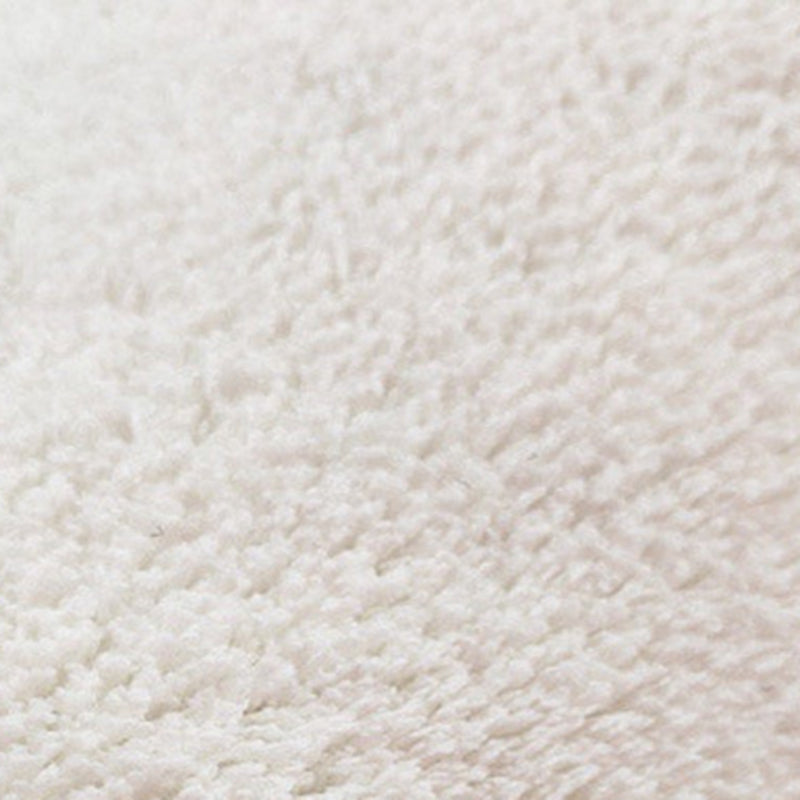 Weißer abstrakter Muster Teppich Polyester einfacher Teppich Waschbar Teppich für Wohnzimmer