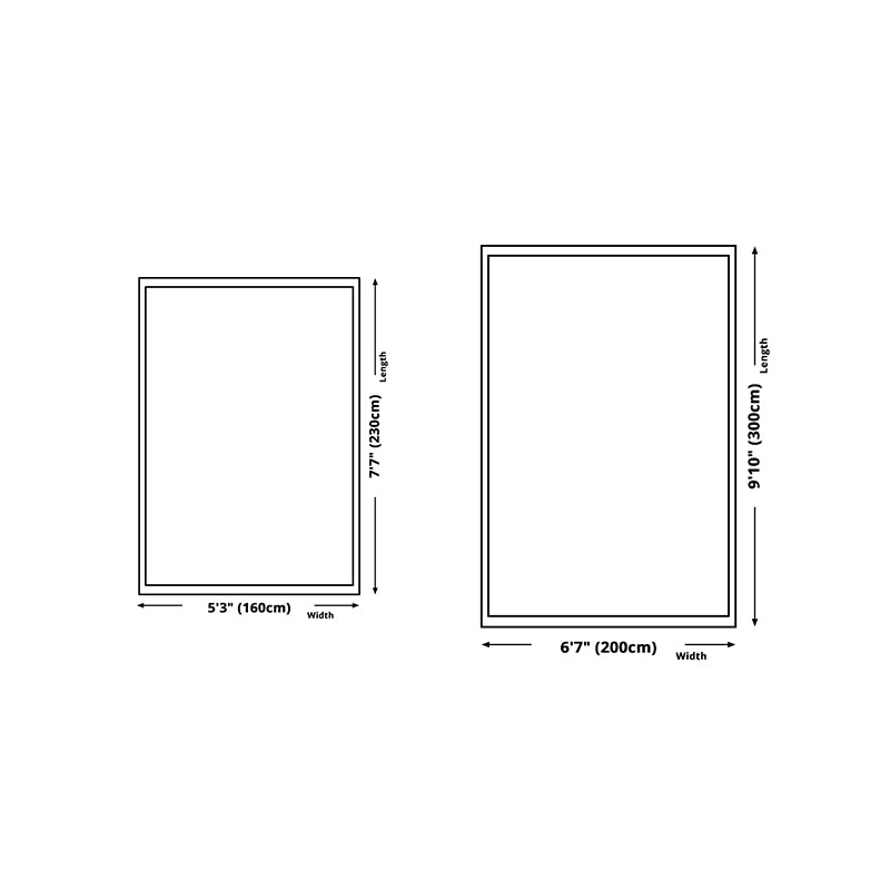 Weißer abstrakter Muster Teppich Polyester einfacher Teppich Waschbar Teppich für Wohnzimmer