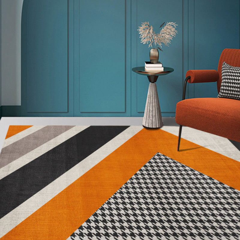 Navy Moderner Teppich Polyester Schmetterlingsbereich Teppich nicht rutscher Backing Teppich für Wohnzimmer