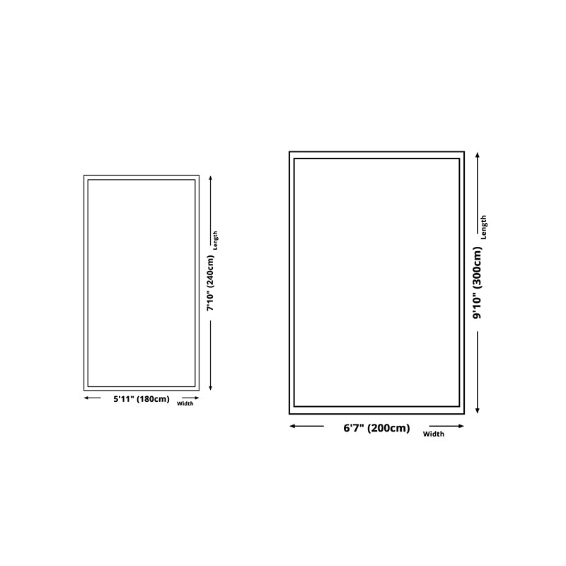 Beige einfacher Teppich Polyester abstrakter Muster Teppich Waschbar Teppich für Wohnzimmer