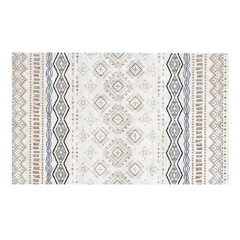 Traditional Carpet Southwestern Pattern Rug Polyester Pet Friendly Indoor Carpet