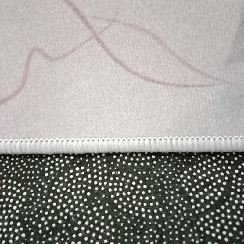 Leichtes Luxusmuster Teppich Polyester Teppichwaschbar Teppich für Wohnzimmer