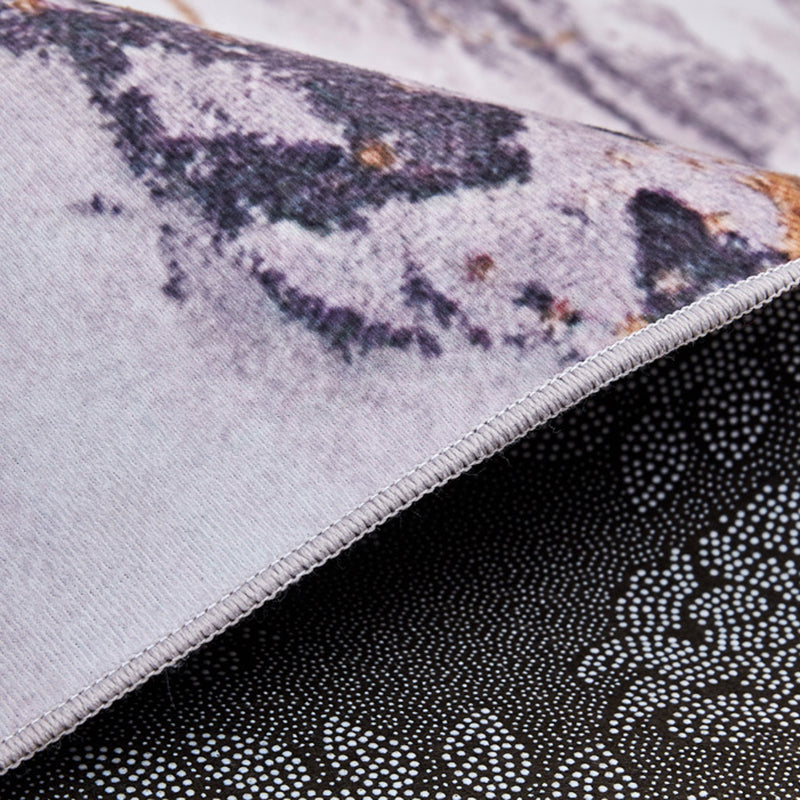 Leichter Luxus Teppich Polyester Farbblock Teppich Waschbar Teppich für Wohnkultur