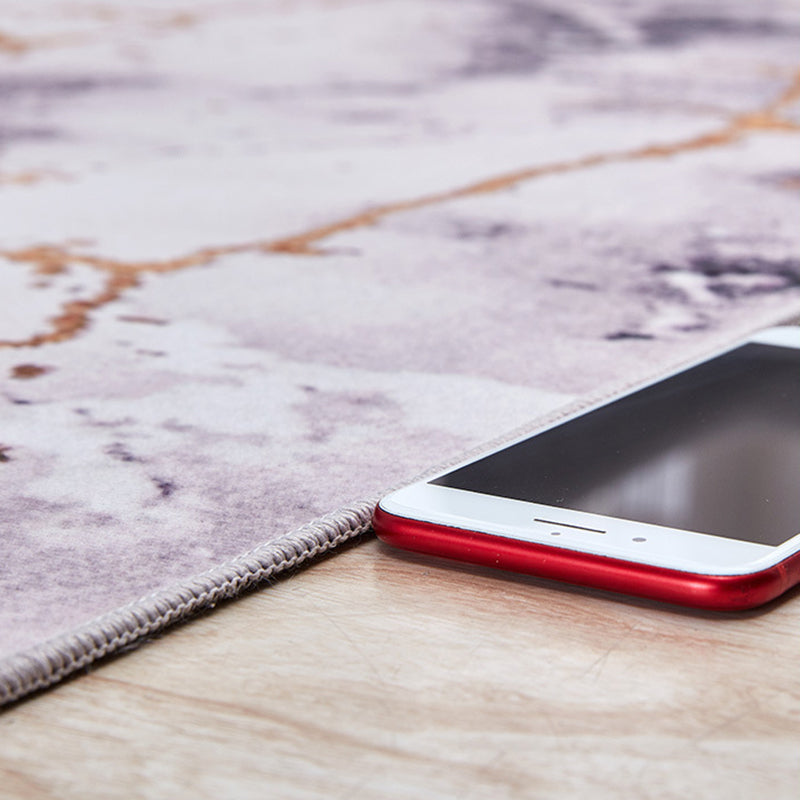 Farbblock Teppich Polyester Fläche Teppich Flecken widerstandsfähiger Teppich für Wohnzimmerdekoration