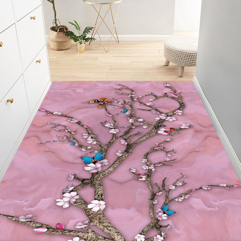 Moderner Teppich Polyester glänzender Teppich Färbung widerstandsfähiger Teppich für Wohnzimmer