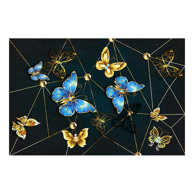 Moderner Teppich Polyester glänzender Teppich Färbung widerstandsfähiger Teppich für Wohnzimmer