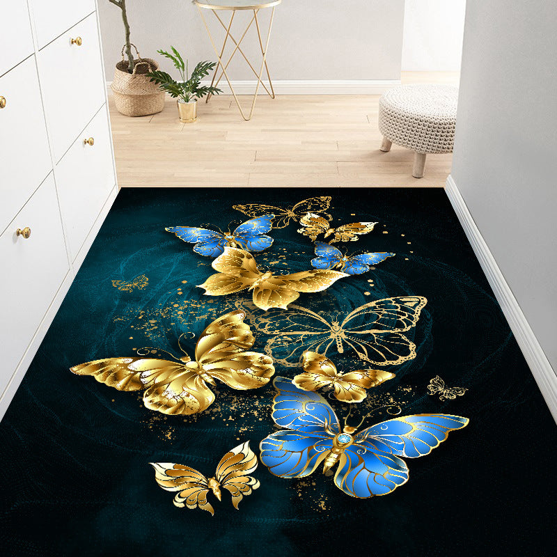 Moderner Teppich Polyester glänzender Teppich Färbung widerstandsfähiger Teppich für Wohnzimmer